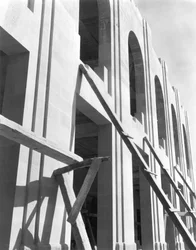 Gerüst im Stadion, Mexiko-Stadt, 1927